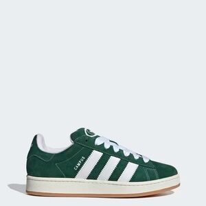 NWT - Adidas Campus Sneakers in Forest Green and White